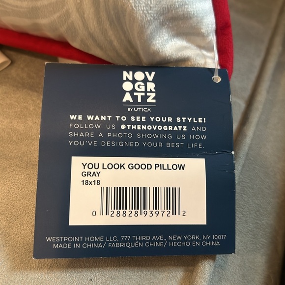 Novogratz Decorative Pillow - “You Look Good” - Picture 3 of 4